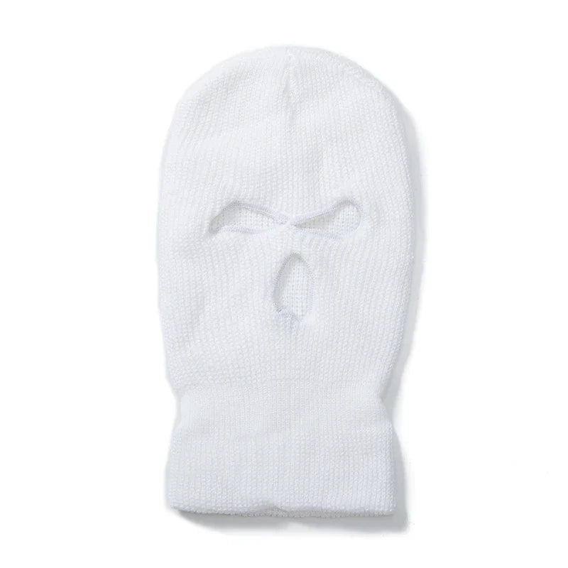 Balaclava Ski Mask 3-Hole Winter Face Cover – Unisex Knit Beanie