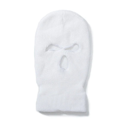 Balaclava Ski Mask 3-Hole Winter Face Cover – Unisex Knit Beanie