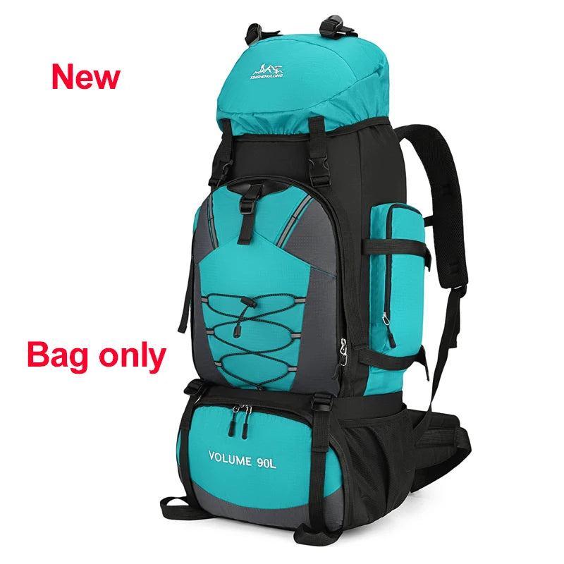 90L Hiking Backpack – Waterproof Large Capacity Trekking Rucksack