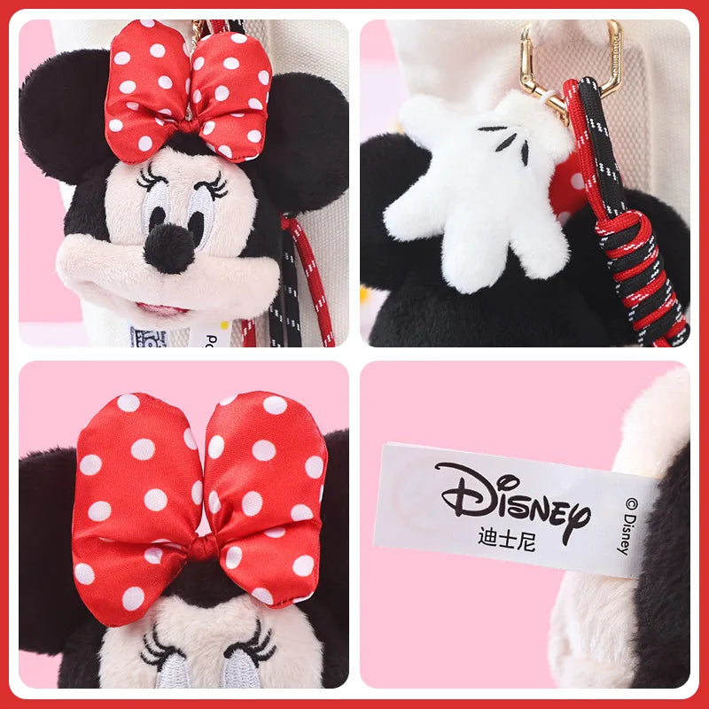 Mickey & Friends Plush Keychain Pendant – Cute Stuffed Doll