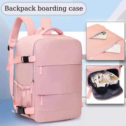 Expandable Travel Backpack with Laptop Compartment – Carry-On Business Bag