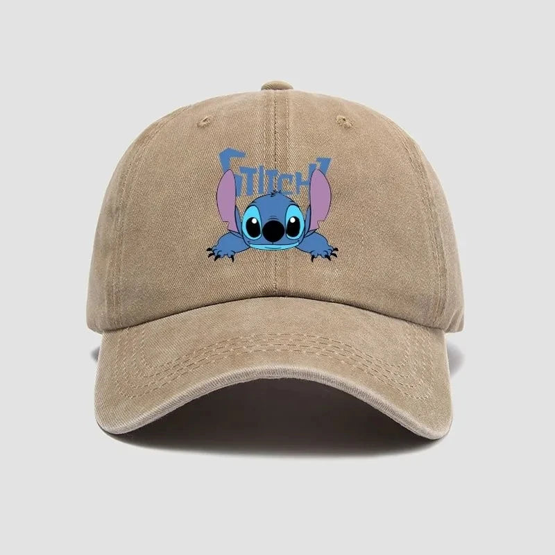 Stitch Cartoon Baseball Cap – Kawaii Anime Snapback Hat