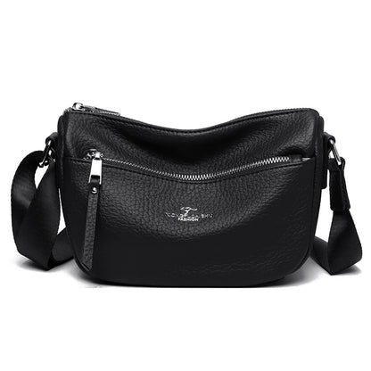 Leather Crossbody Bag – Women's Luxury Soft Shoulder Bag