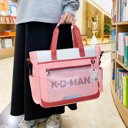 Large Capacity Waterproof Tote Bag for School & Daily Use