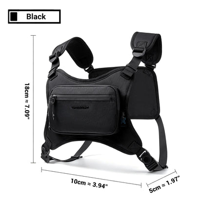 Running Vest Chest Bag for Men – Lightweight Waterproof Rig Pack for Cycling & Outdoor Training