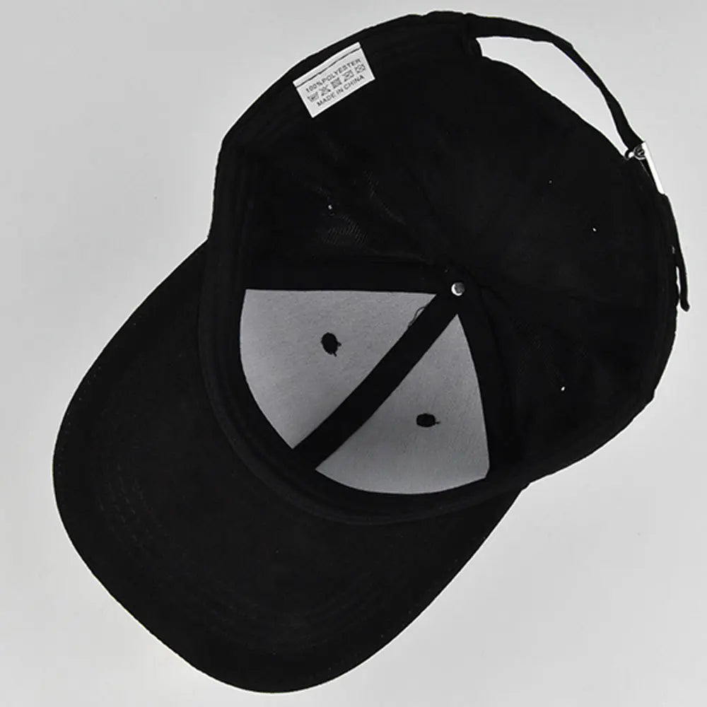 Suede Baseball Cap – Snapback Adjustable Dad Hat for Men & Women