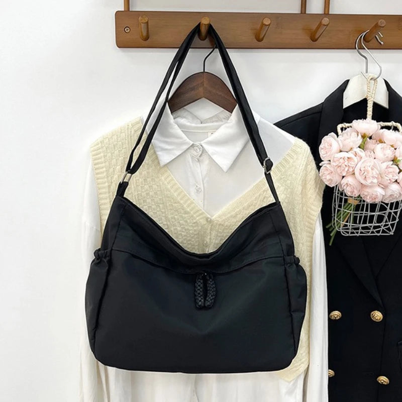 Women's Nylon Hobo Crossbody Bag – Large Capacity Shoulder Tote