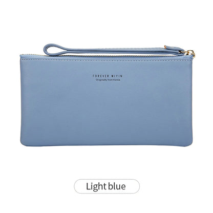 Slim Long Clutch Wallet & Phone Bag for Women – Zipper Wristlet