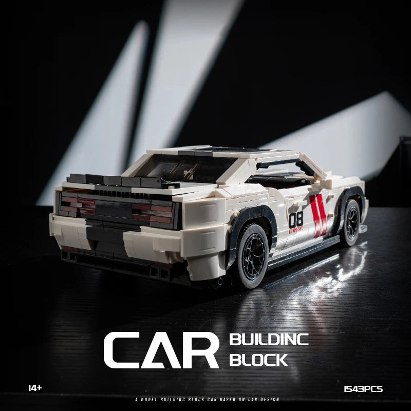 Muscle Car Building Blocks Set – 1543pcs Technical Brick Model