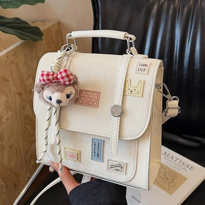 Cute Mini Backpack for Women – Korean Aesthetic Satchel Bag