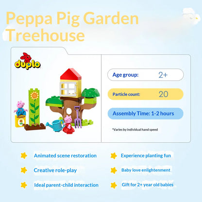 LEGO DUPLO 10431 Peppa Pig Garden & Tree House Set