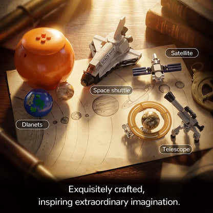 Solar System MOC Building Blocks – Rotating Planet Gear 3D Puzzle Set
