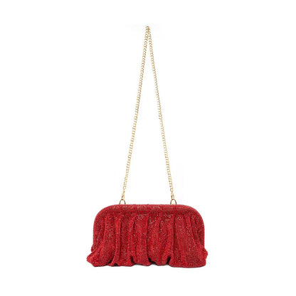 Diamond Evening Clutch Bag – Women's Crystal Party Purse