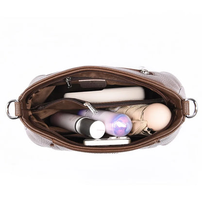 Women's Soft Leather Crossbody Bag – Elegant Shoulder Purse