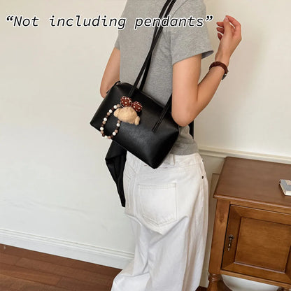 Women's Retro Shoulder Bag – Large Capacity Tote Handbag