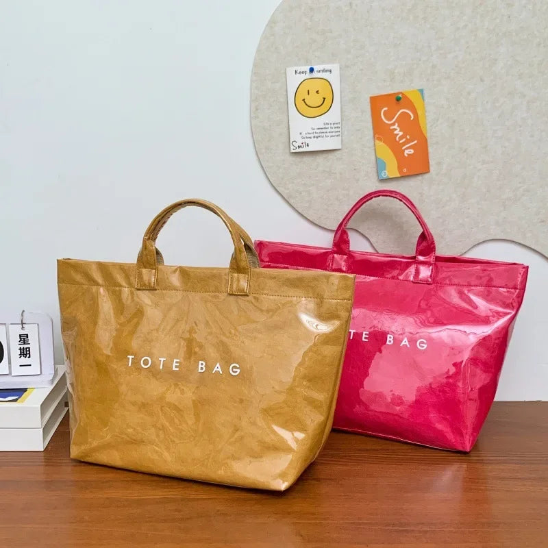 PVC Transparent Jelly Tote Bag – Large Capacity Waterproof