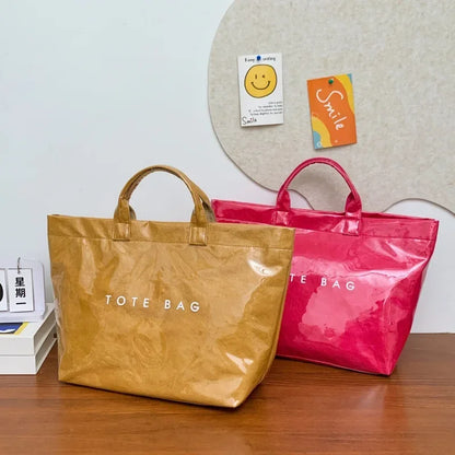 PVC Transparent Jelly Tote Bag – Large Capacity Waterproof