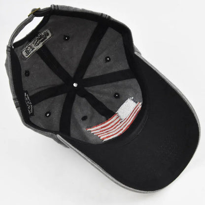 USA Flag Embroidered Baseball Cap – Unisex Tactical Cotton Hat