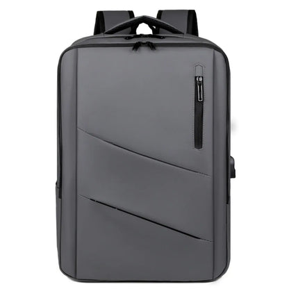 Large Capacity Travel Backpack with USB Charging Port – Water-Resistant Business Bag for Men