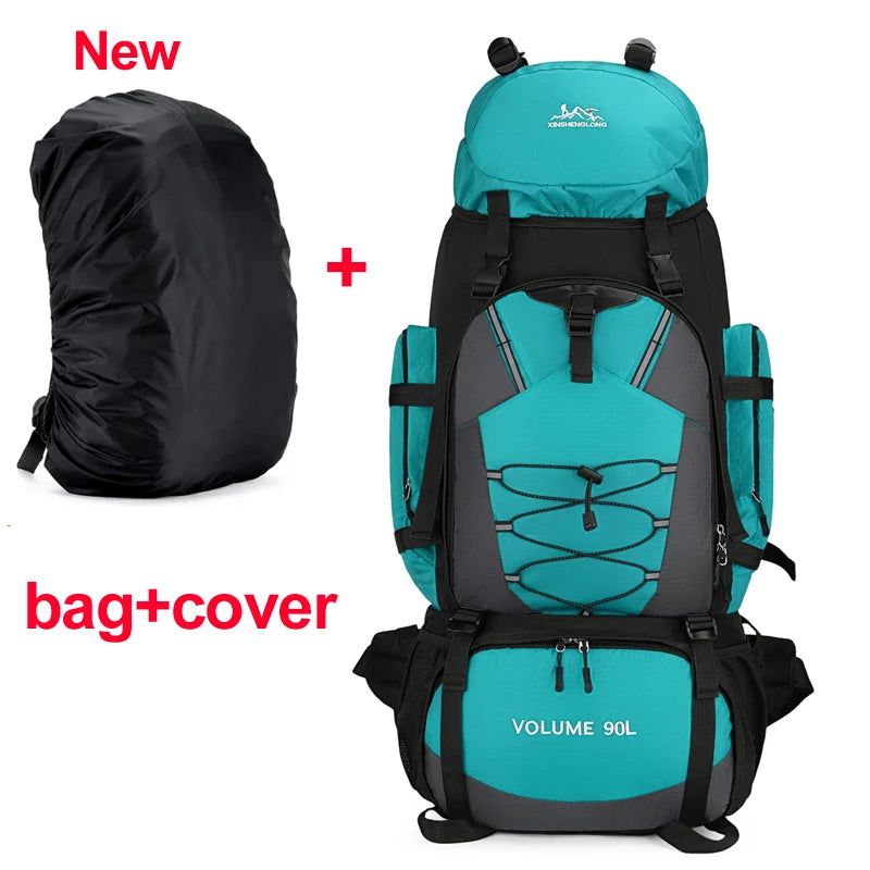 90L Hiking Backpack – Waterproof Large Capacity Trekking Rucksack