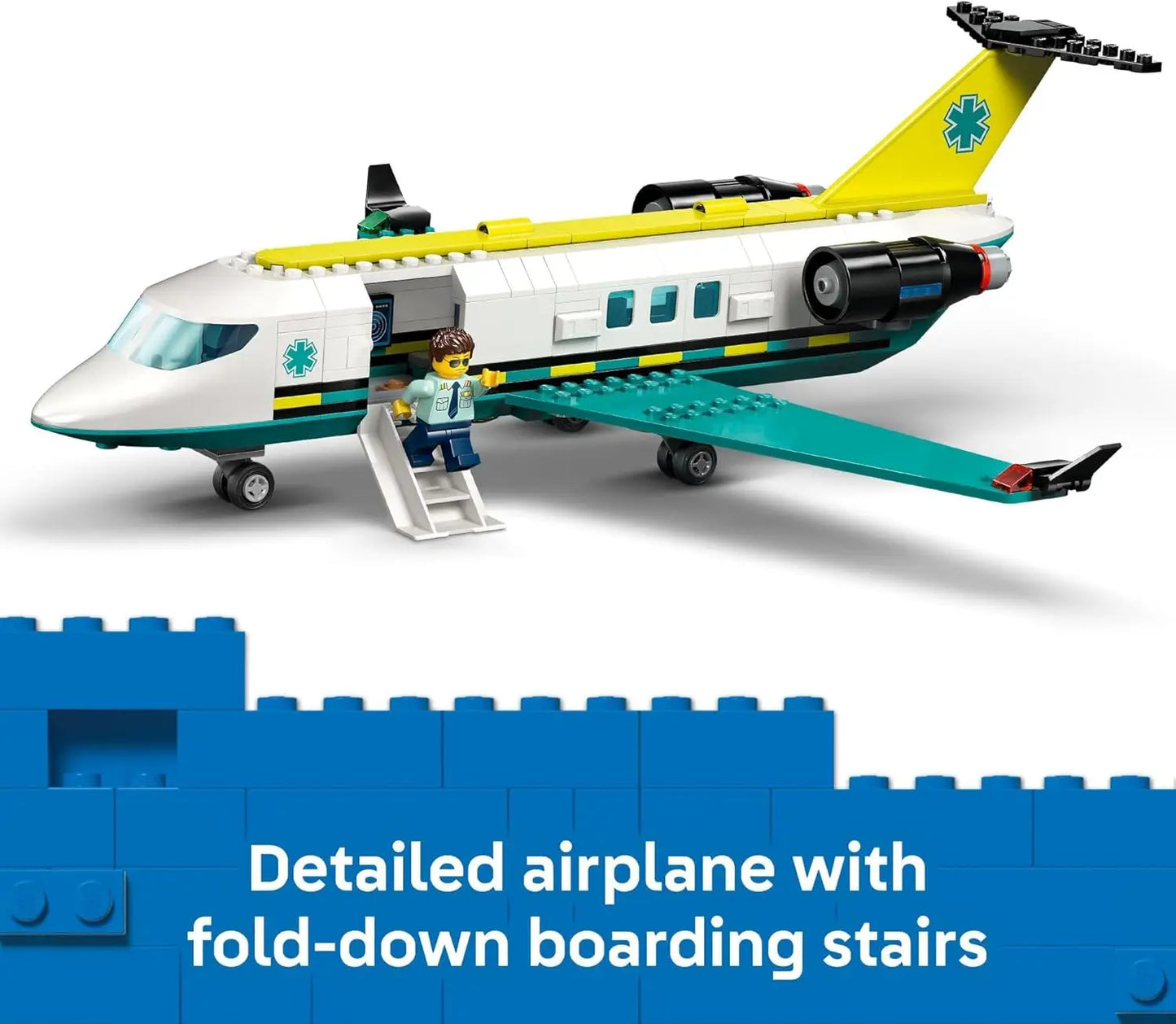 LEGO City 60465 Air Ambulance Rescue Plane Building Set