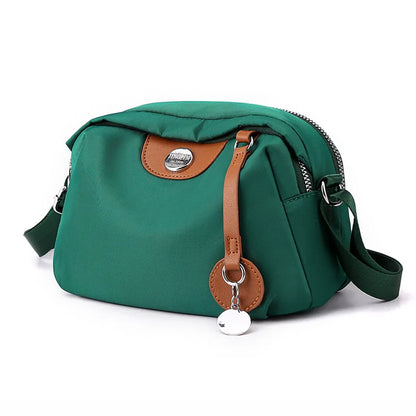 Waterproof Nylon Crossbody Bag - Women's Shell Shoulder Handbag