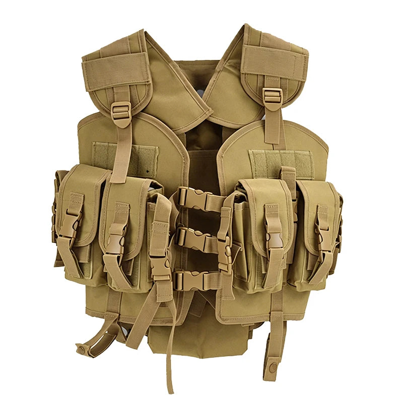 Tactical Shooting Vest with Water Bag – Men's Hunting & Airsoft Gear