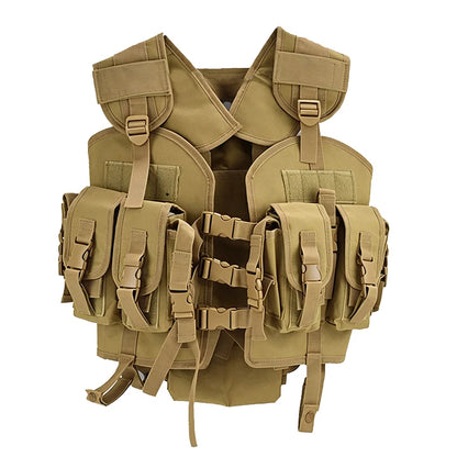 Tactical Shooting Vest with Water Bag – Men's Hunting & Airsoft Gear