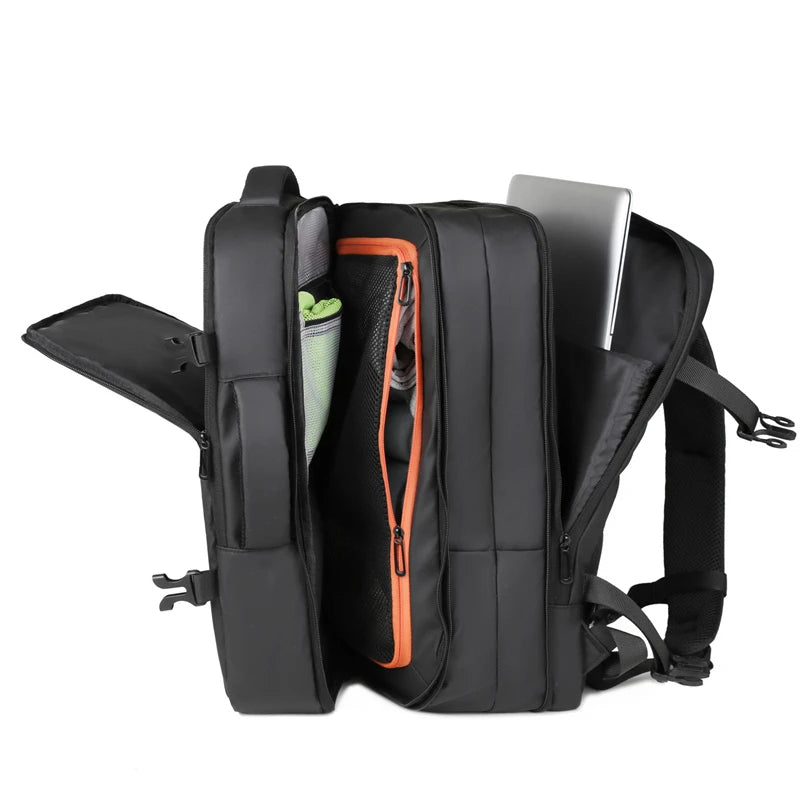 Laptop Backpack with USB Charging Port – Waterproof Business Travel Bag