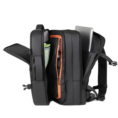 Laptop Backpack with USB Charging Port – Waterproof Business Travel Bag
