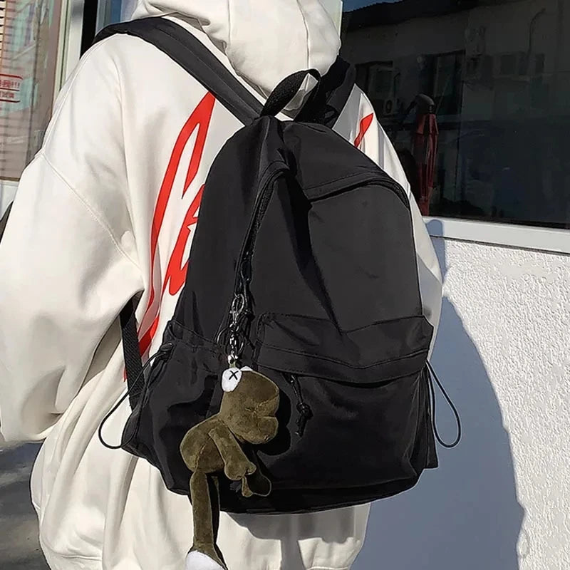 Large Capacity Nylon Backpack for Women & Students