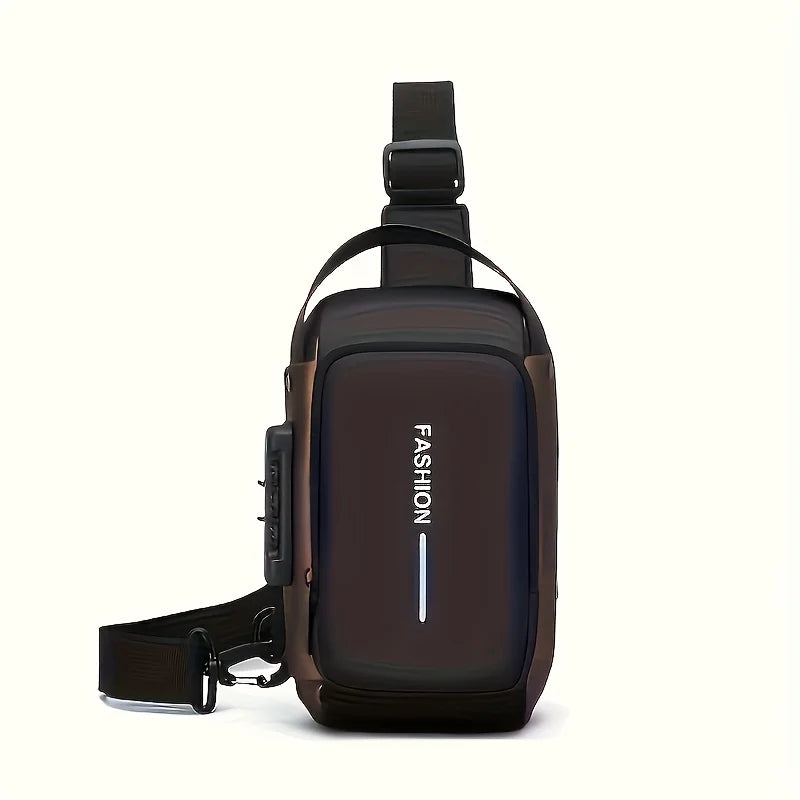 Men's Anti-Theft Sling Bag with Phone Pocket