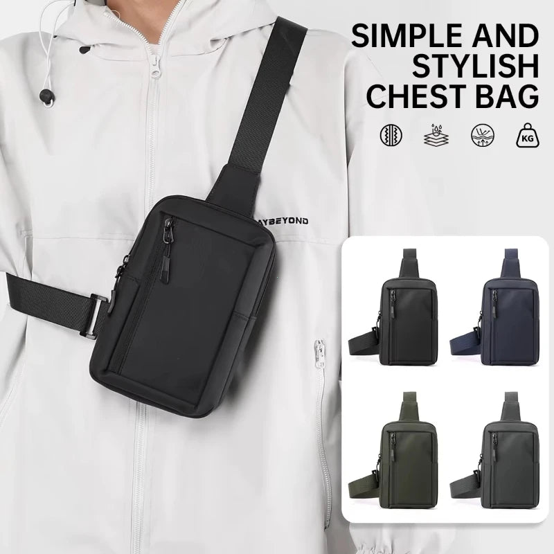 Men's Waterproof Sling Bag – Crossbody Chest Bag for Hiking & Travel