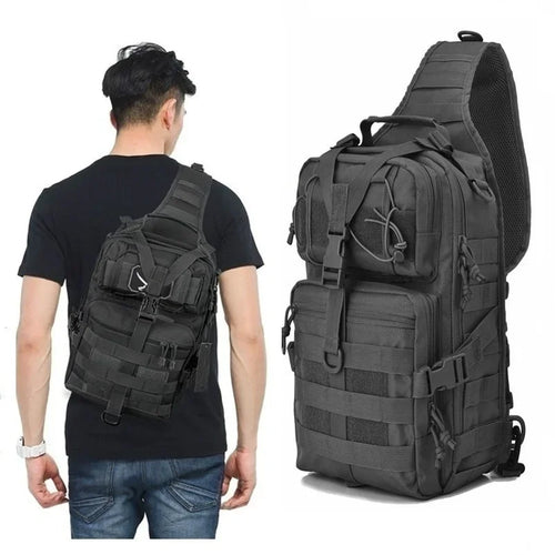 Tactical Sling Backpack Waterproof EDC Assault Pack Outdoor Camping