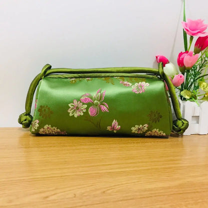 Chinese Silk Embroidery Handbag – Women's Floral Brocade Tote Bag
