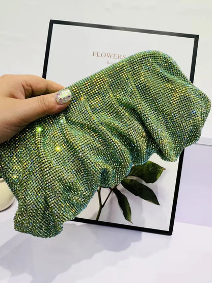 Diamond Evening Clutch Bag – Women's Crystal Party Purse
