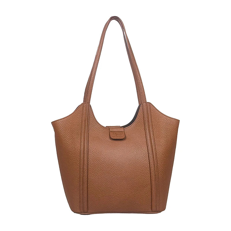 Women's Soft Leather Tote Bag – Luxury Shoulder Handbag