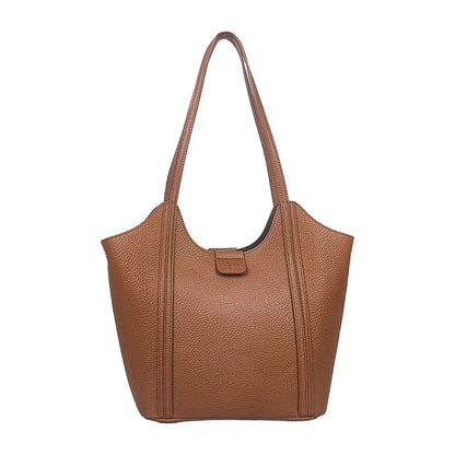 Women's Soft Leather Tote Bag – Luxury Shoulder Handbag