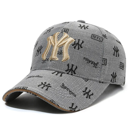 Letter Embroidery Baseball Cap – Unisex Outdoor Visor Hat