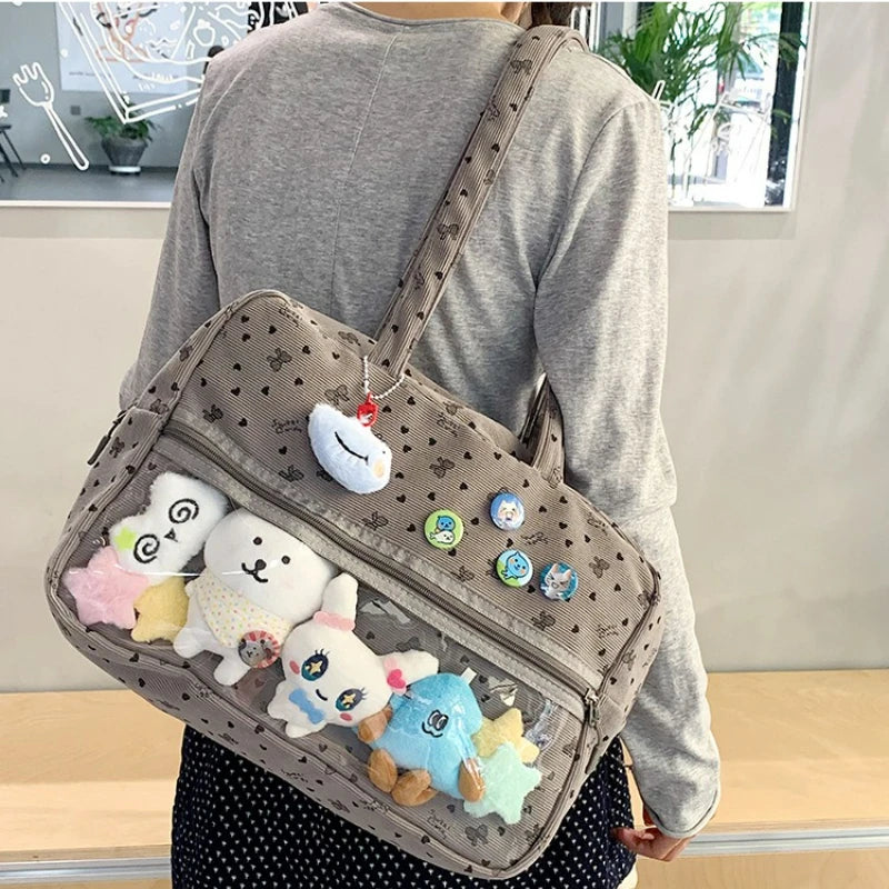 Kawaii Shoulder Bag - Anime Ita Tote Large Capacity Handbag