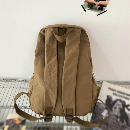 Large Capacity Foldable Backpack for Women – Korean Laptop Bag