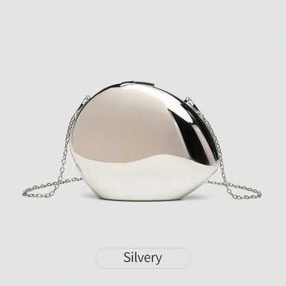 Women's Luxury Acrylic Evening Bag with Chain Strap – Dinner Party Clutch
