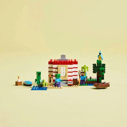 LEGO Minecraft 21275 The TNT Jungle House Building Set