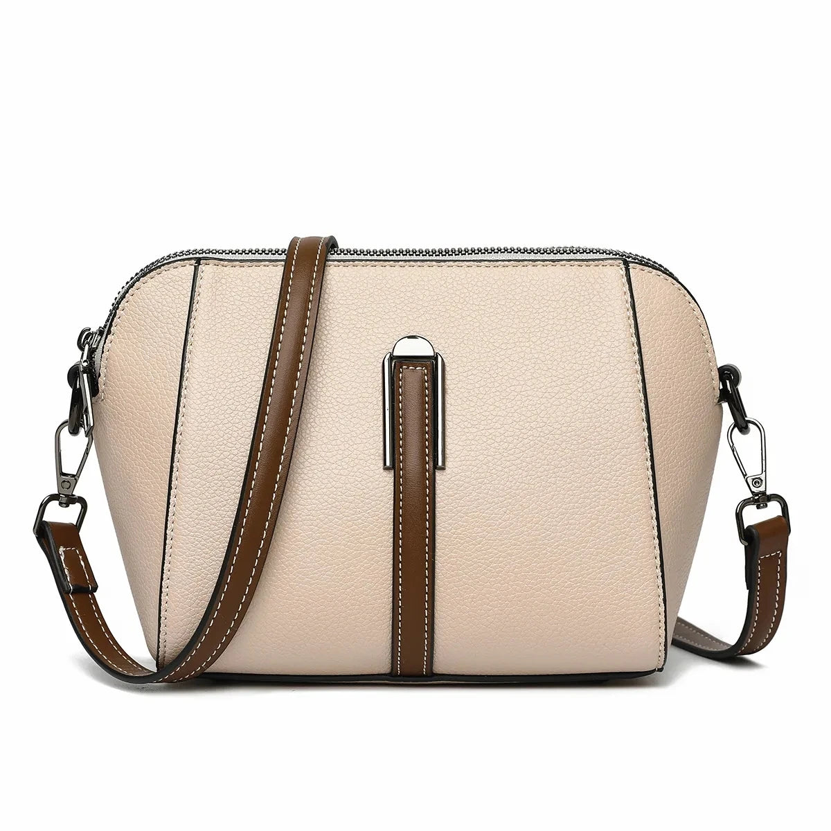 Soft Leather Shell Crossbody Bag – Women's Shoulder Purse