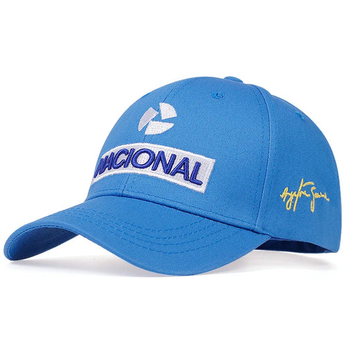 Ayrton Senna Nacional Embroidered Baseball Cap