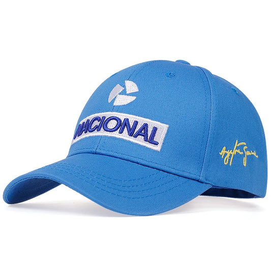 Ayrton Senna Nacional Embroidered Baseball Cap