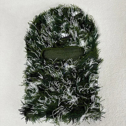 Balaclava Ski Mask – Distressed Knit Full Face Winter Hat