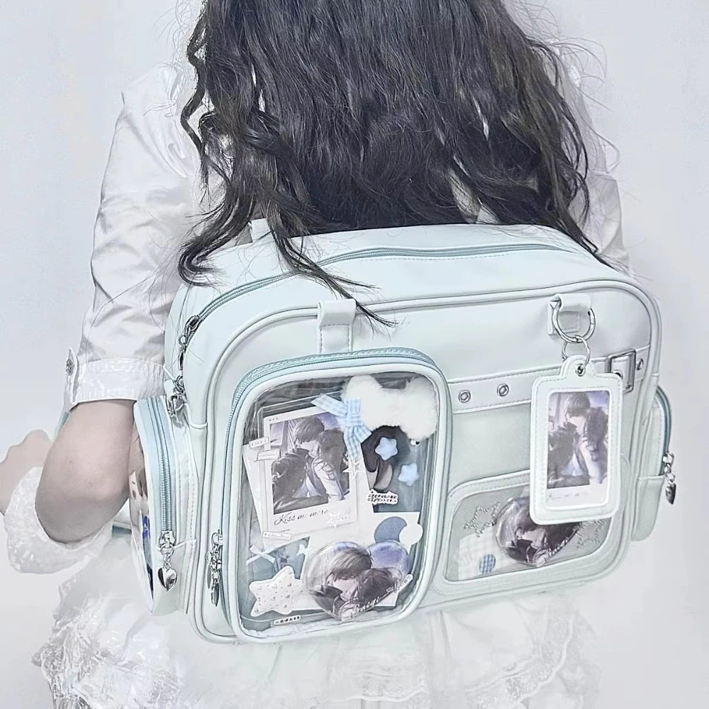 Ita Bag Large Capacity Clear Window Shoulder Bag