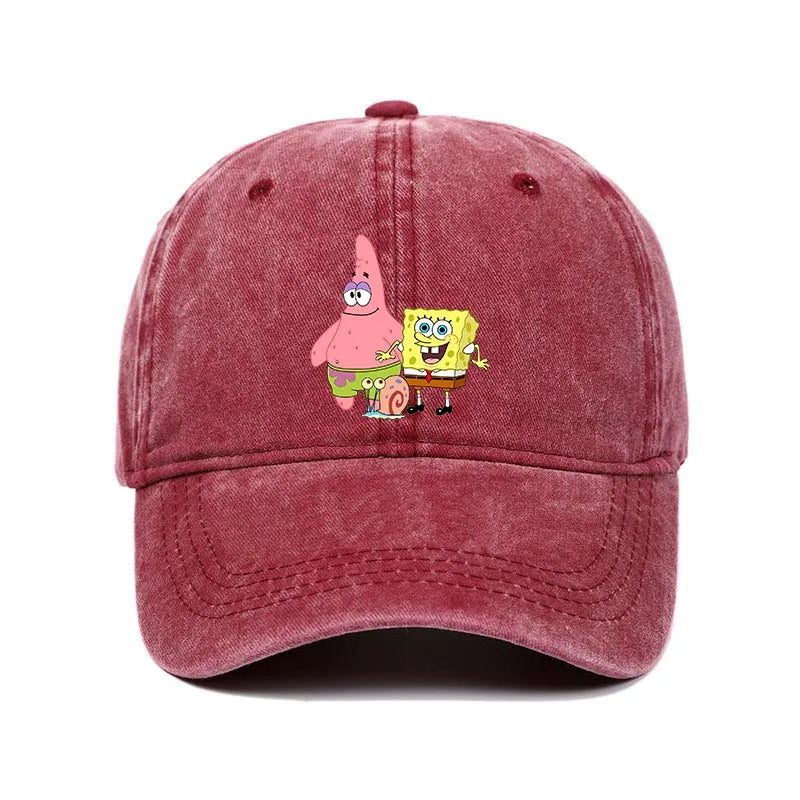 SpongeBob & Patrick Baseball Cap – Unisex Cartoon Hat