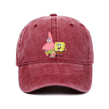 SpongeBob & Patrick Baseball Cap – Unisex Cartoon Hat